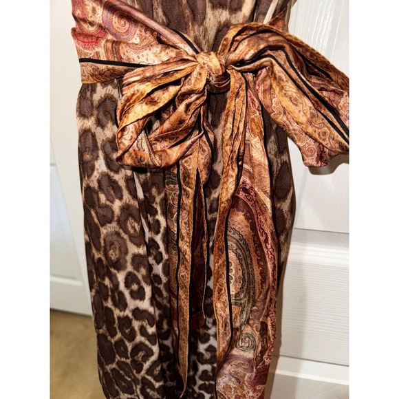 Zimmermann Leopard Print Maxi Dress Size 10 - Picture 9 of 16